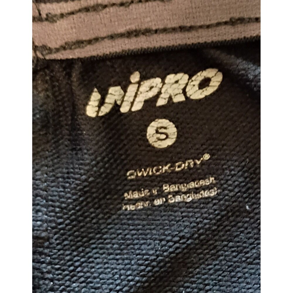 Unipro Men's Gym & Training Quick-Dry Mesh Athletic Shorts Pockets Black S - Picture 3 of 4